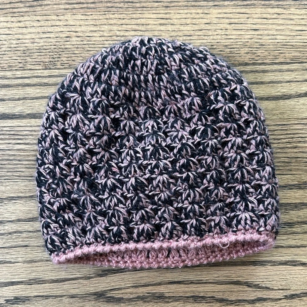 Toddler Crochet Beanie with Floral Design